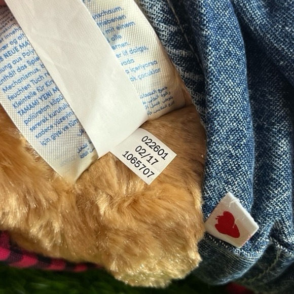 Build‎ a Bear BAB Pawlette Brown Easter Bunny Rabbit Stuffed Plush w/ outfit 15" - Picture 6 of 6